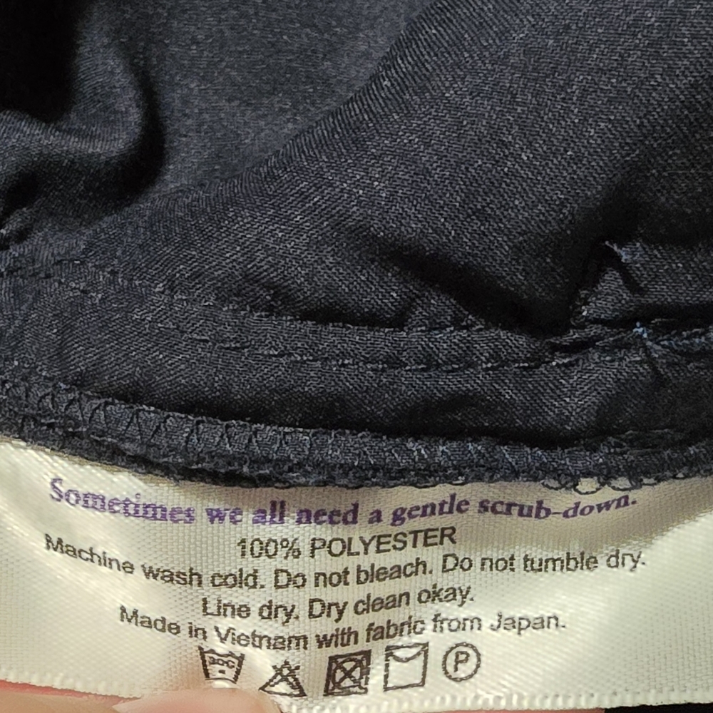 M.M. LaFleur Cropped Crepe Pant Navy size +2 - Picture 7 of 7